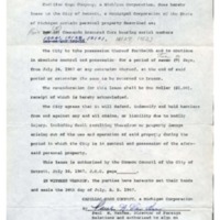 Armored Car Lease, July 24, 1967