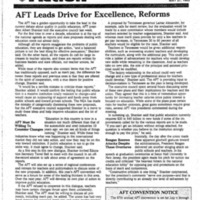 AFT leads drive for excellence, reforms